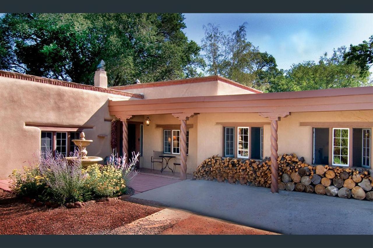 Garcia Street Adobe Villa ซานตาเฟ ภายนอก รูปภาพ